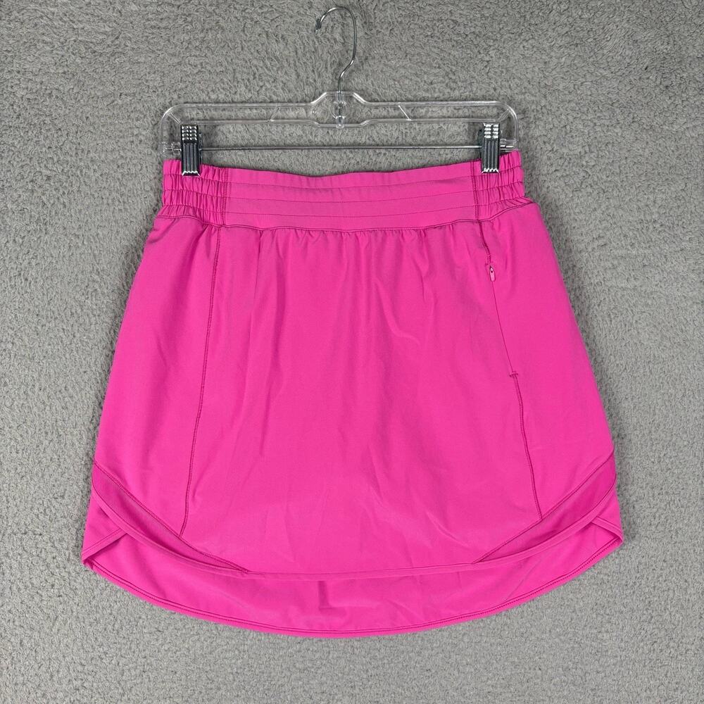 Lululemon Hotty Hot High Rise Skirt Long Women’s 8 Sonic Pink Skort Tennis Golf